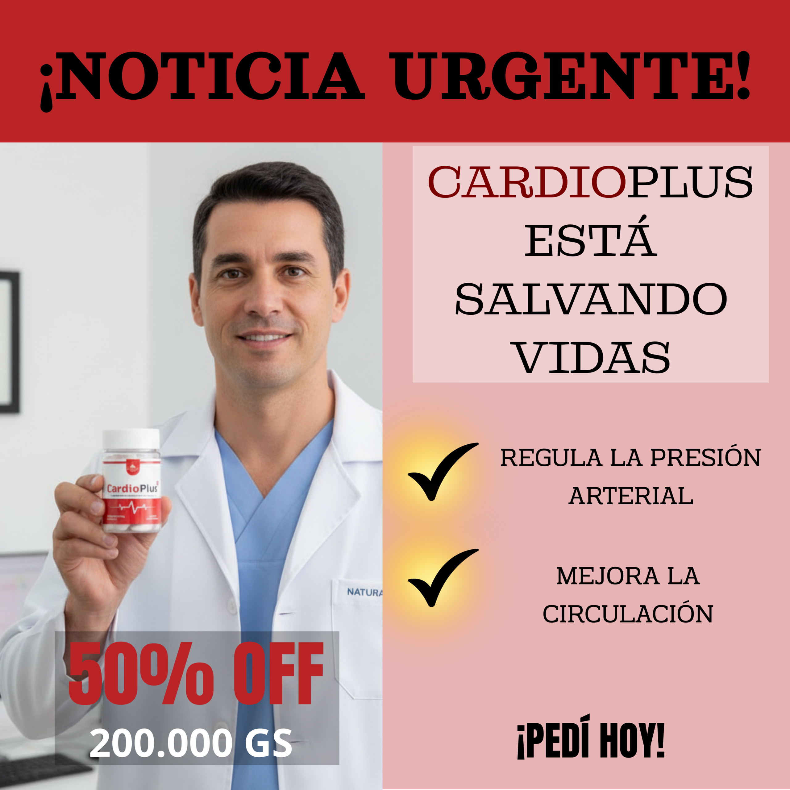❤️ CardioPlus – Apoyo Natural para tu Salud Cardiovascular (30 Cápsulas) ❤️ - Image 2
