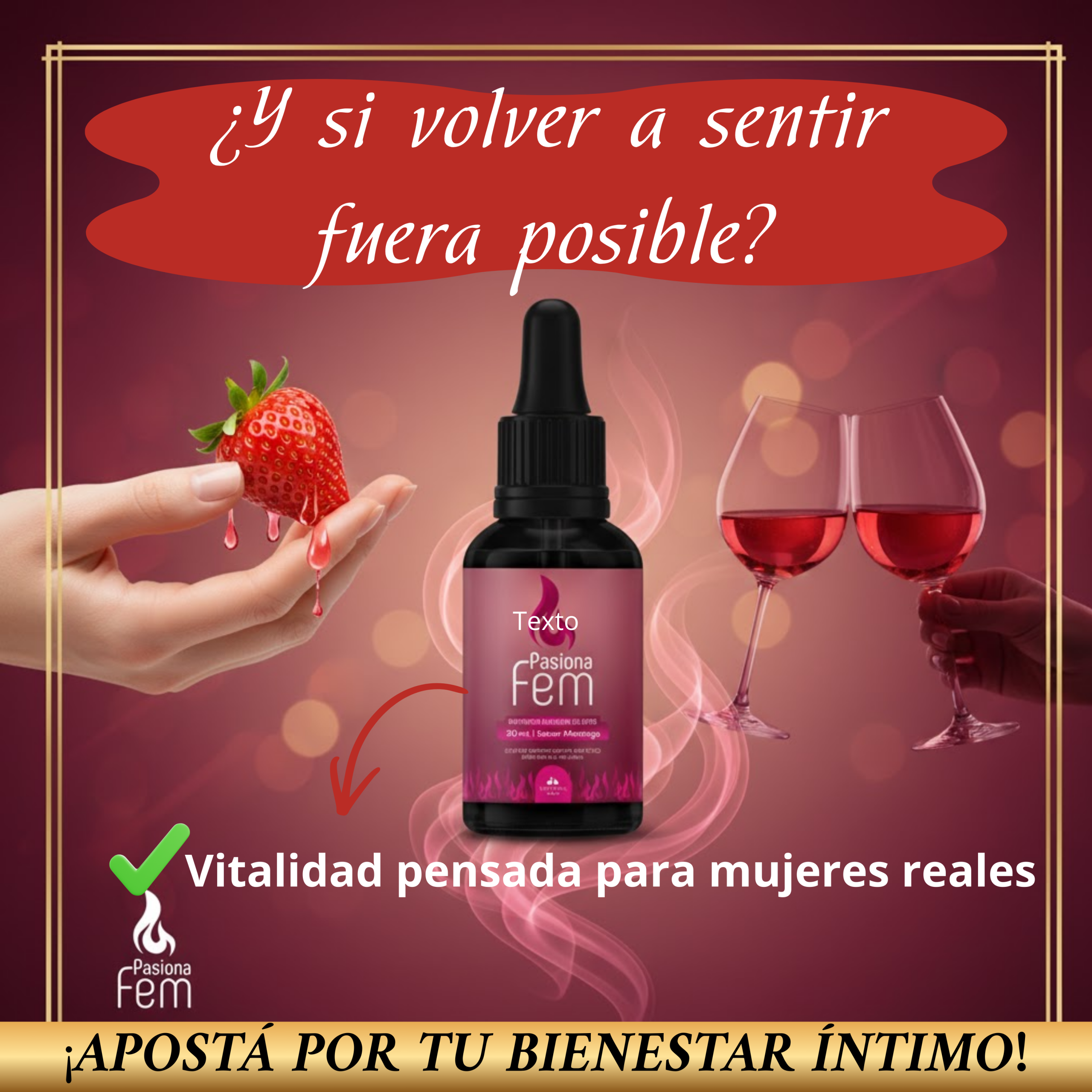 Pasiona Fem – Vitalidad, Estímulo y Bienestar Femenino (30 ml) - Image 2