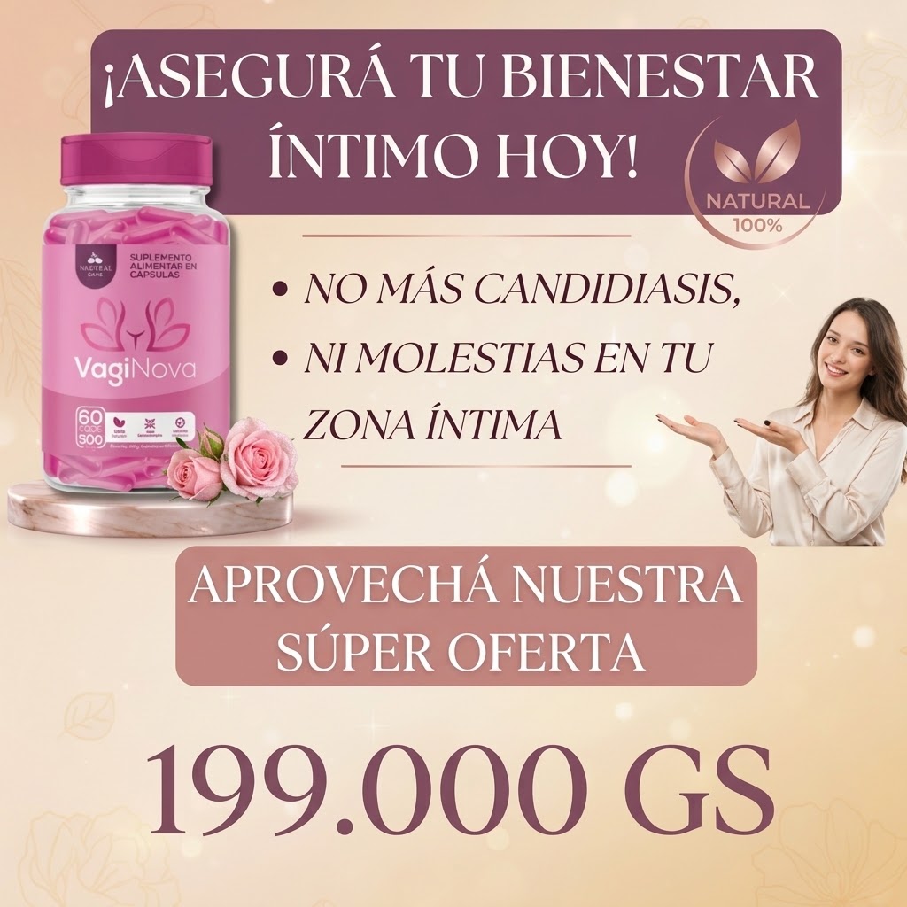 VagiNova – Bienestar e Higiene Íntima Natural (60 Cápsulas) - Image 2