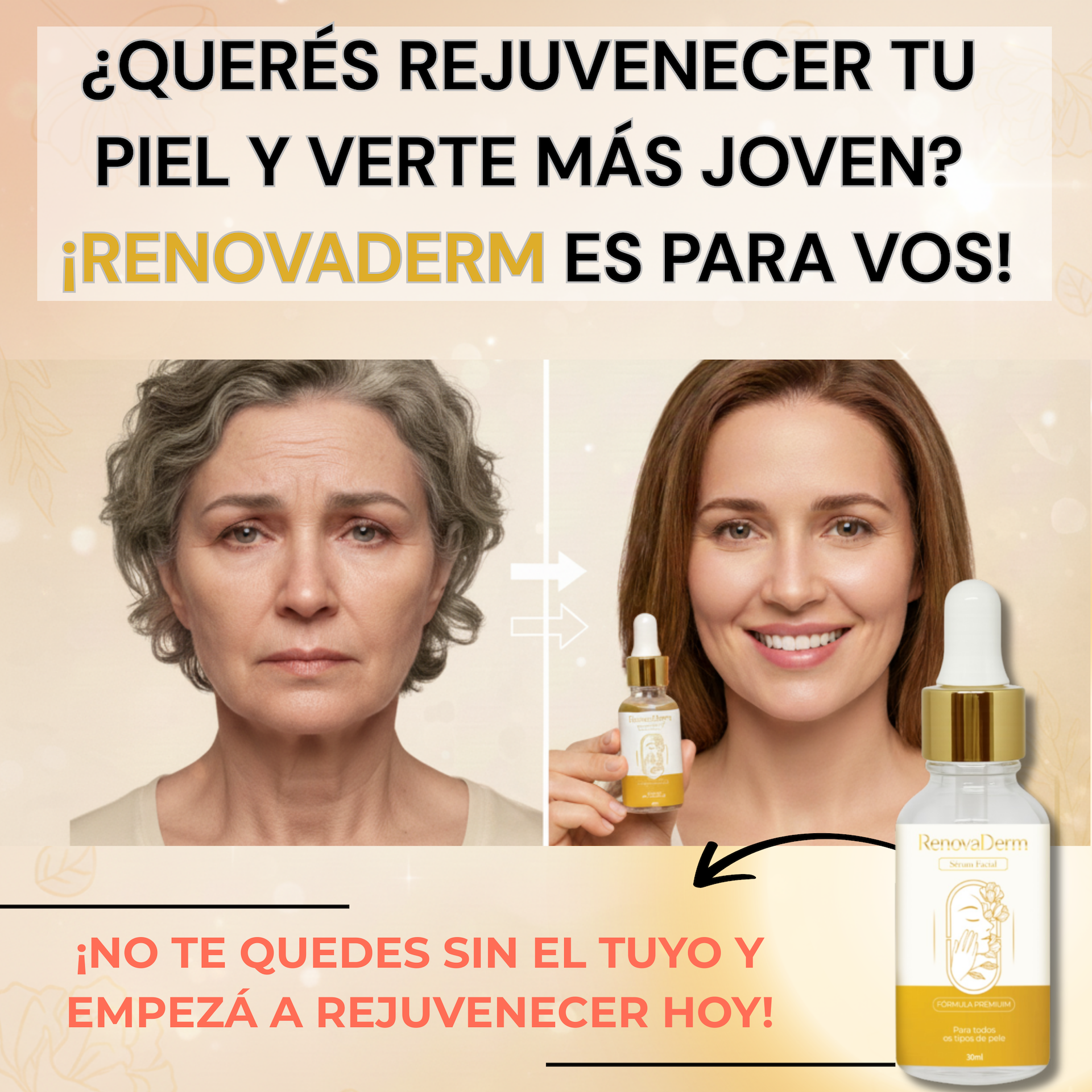 RenovaDerm Sérum Facial – Regeneración, Hidratación y Brillo Radiante (30 ml) - Image 3