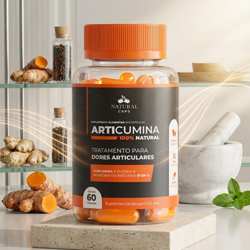 Articumina 100% Natural – Tratamiento Avanzado para Dolores Articulares (60 Cápsulas)