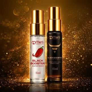 Black Booster Spray Bucal Masculino con Feromonas – 15 ml (Merli Cosméticos)