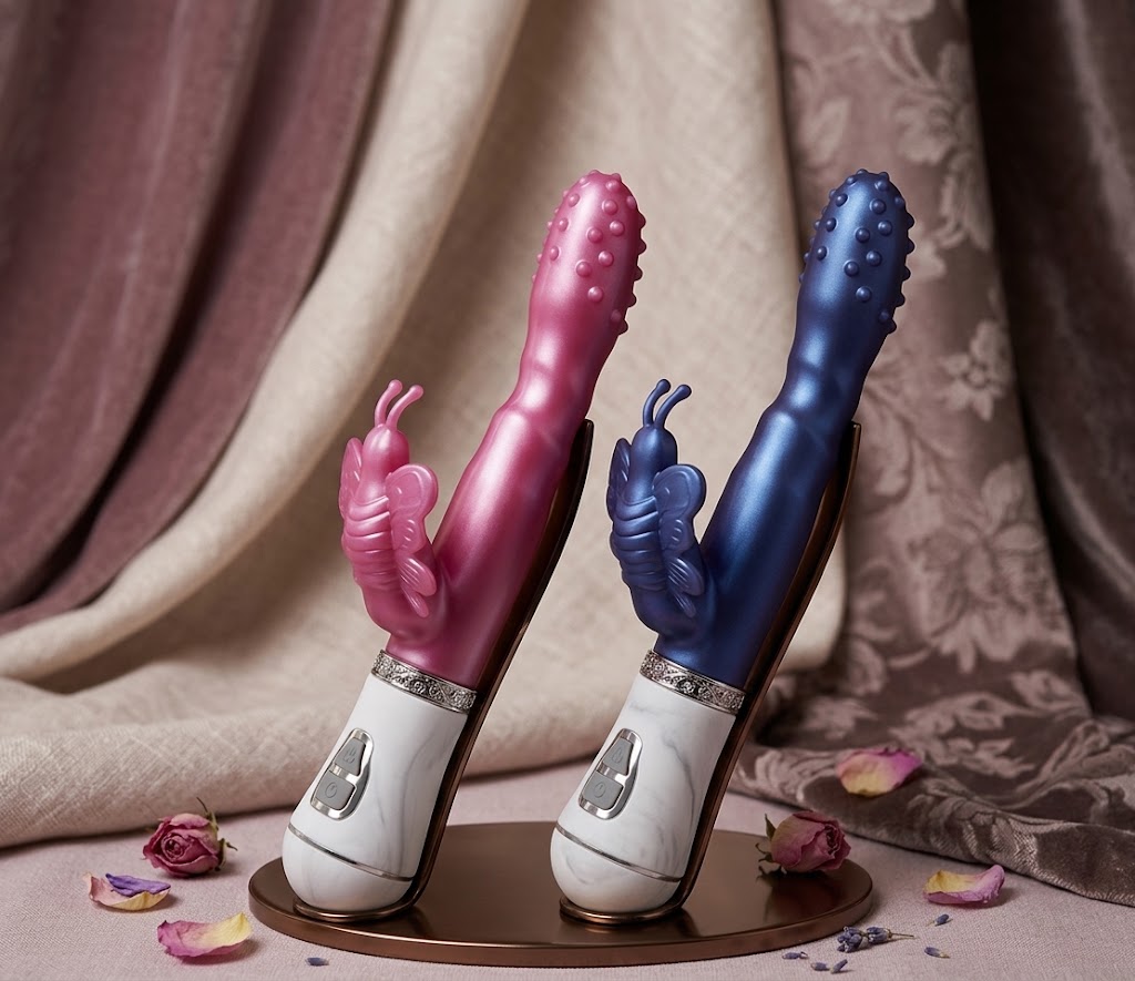 Vibrador Estimulador Dual Mariposa - Íntima