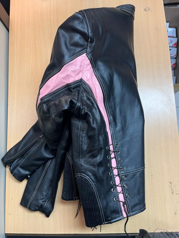 Chaqueta en Cuero Jafrum 2XL Rosa y Negro - Imagen 8