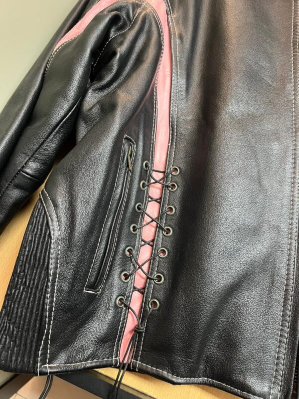 Chaqueta en Cuero Jafrum 2XL Rosa y Negro - Imagen 5