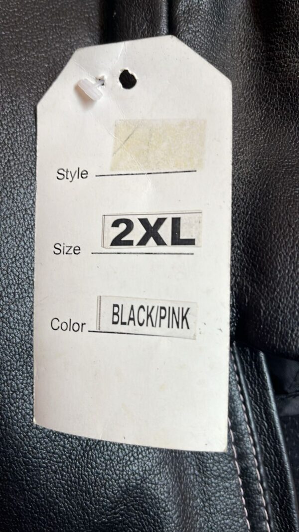 Chaqueta en Cuero Jafrum 2XL Rosa y Negro - Imagen 9