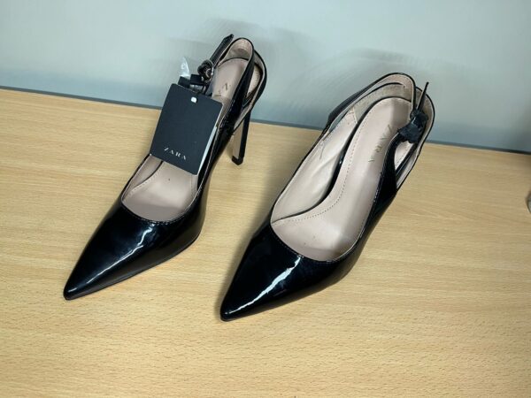 Zara Stiletto Charol 36 - Imagen 4