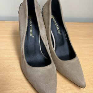 Big Tree Carved Heel Beige 36