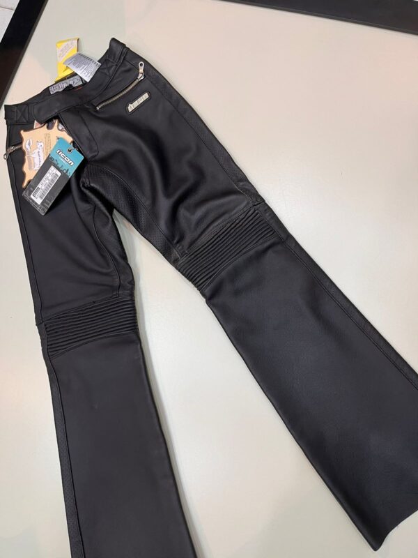 Pantalón de Cuero ICON Hella Talle 1 - Imagen 5