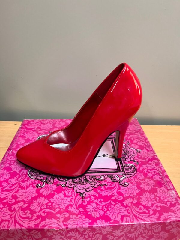 Zapatos Ellie Stiletto Talle 7 (38) Taco de 4" Rojos - Imagen 6