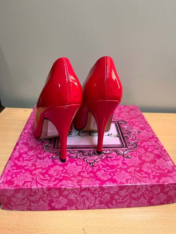 Zapatos Ellie Stiletto Talle 7 (38) Taco de 4" Rojos - Imagen 7