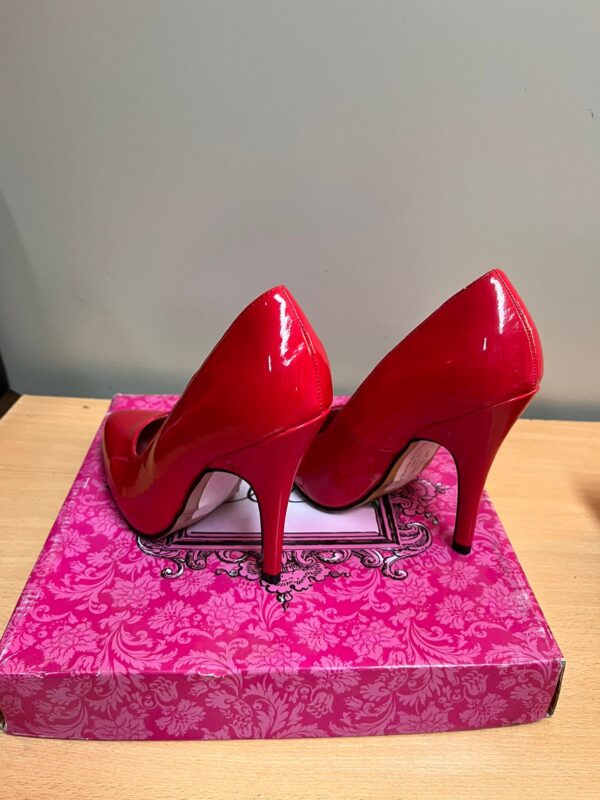 Zapatos Ellie Stiletto Talle 7 (38) Taco de 4" Rojos - Imagen 8