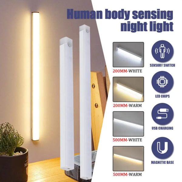 Luz Led recargable con detección de movimiento 200mm - Image 10