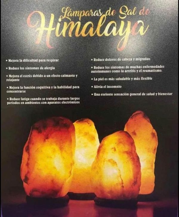 Lámpara de Sal del Himalaya - Image 5
