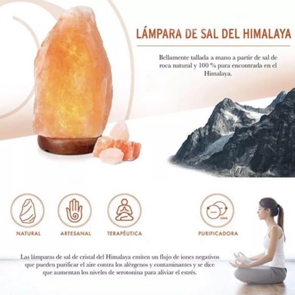 Lámpara de Sal del Himalaya - Image 10