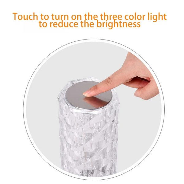 Lámpara Decorativa LED, touch, recargable. - Image 3