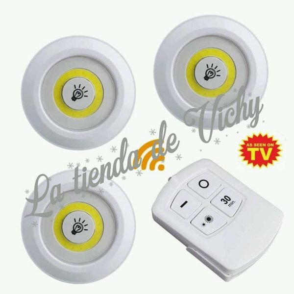 Kit de 3 Luces Led con control remoto - Image 3