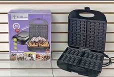 Wafflera - Mixtera XL de 4 placas, 1400w