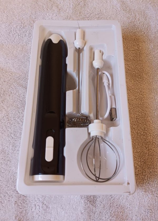 Batidora y Espumador de 2 cabezas, recargable USB - Image 14