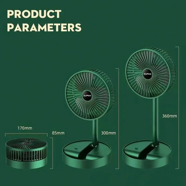Ventilador Portátil Recargable - Image 11