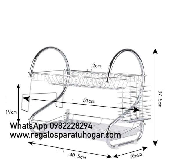 Escurridor de Platos en Acero Inoxidable - Image 5