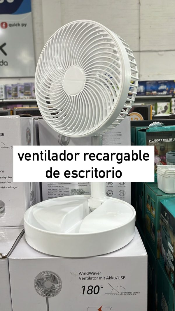 Ventilador Portátil Recargable - Image 10