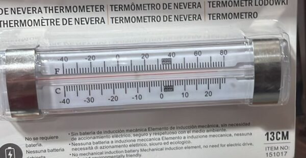 Termómetro para Nevera