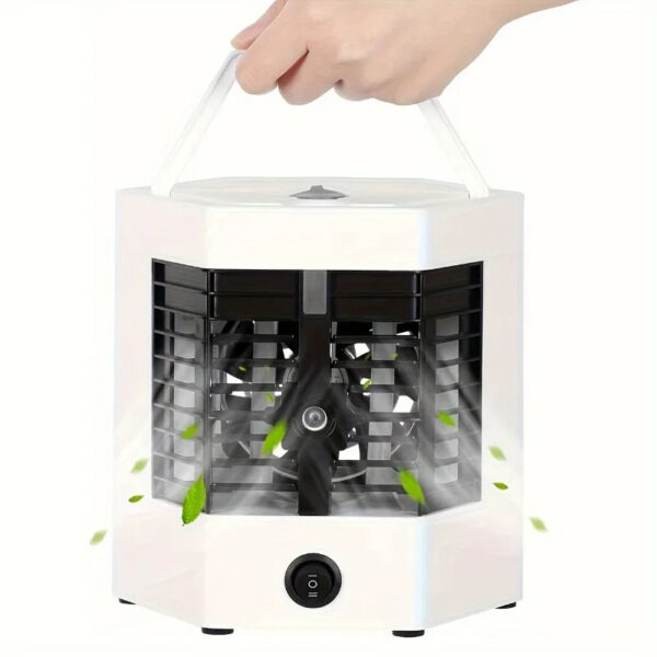 Mini Aire Acondicionado Hexagonal - Image 4