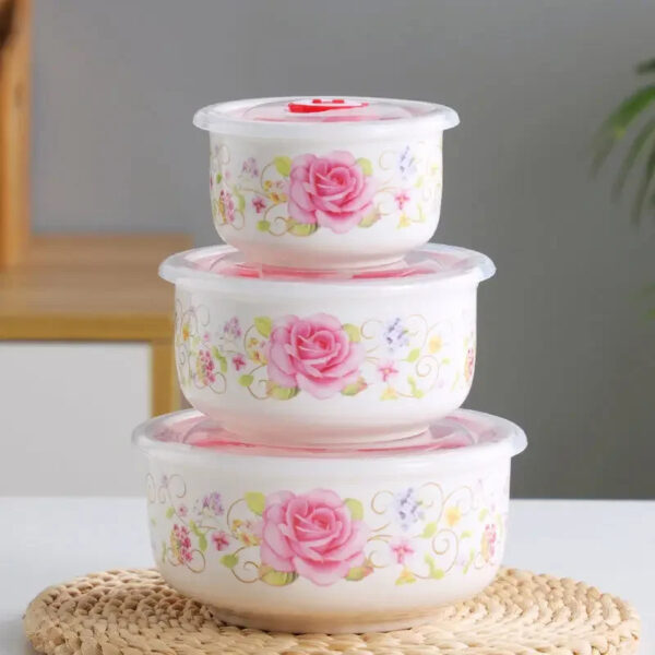Set de Tazones de Cerámica Premium para Microondas – Práctico y Elegante - Image 2