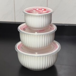 Set de Tazones de Cerámica Premium para Microondas – Práctico y Elegante