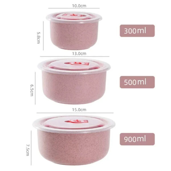 Set de Tazones de Cerámica Premium para Microondas – Práctico y Elegante - Image 9