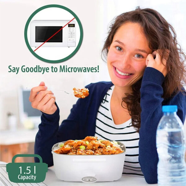 Lonchera Eléctrica Multifuncional: Calienta y Mantén tus Alimentos Frescos