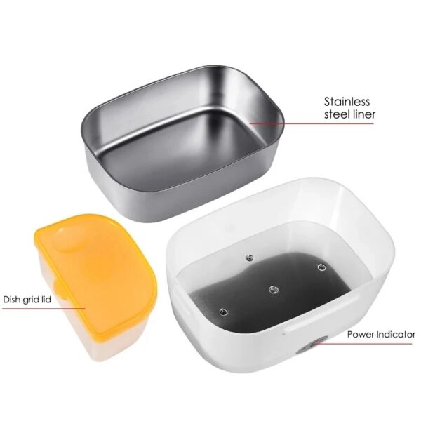 Lonchera Eléctrica Multifuncional: Calienta y Mantén tus Alimentos Frescos - Image 12