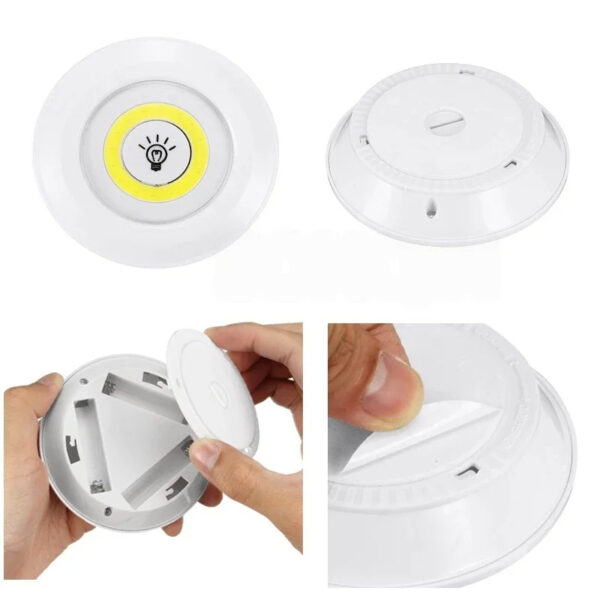 Set de 3 Luces LED con Baterías y Control Remoto - Image 2