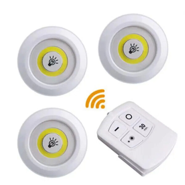 Set de 3 Luces LED con Baterías y Control Remoto - Image 7