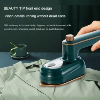 Mini Plancha Vaporizadora Portátil y Plegable 50ML, Plancha Eléctrica 38W, Planchado en Seco y Húmedo para Ropa