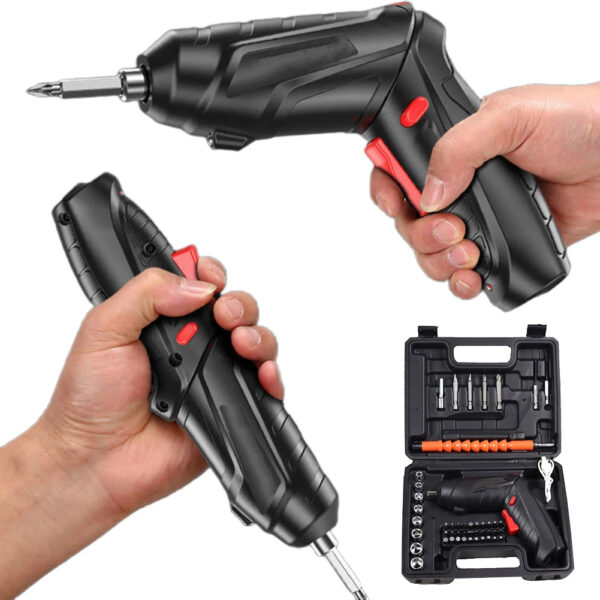 Destornillador Eléctrico Inalámbrico 3.6V - Mini Taladro Recargable 1300mAh con Luz LED - Image 6