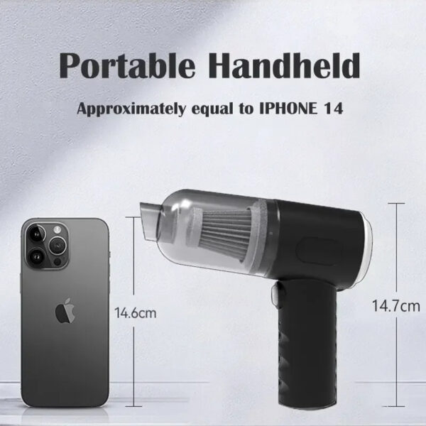 Aspiradora Portátil Inalámbrica Multifuncional para Auto, Oficina y Hogar - Image 3