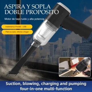 Aspiradora Portátil Inalámbrica Multifuncional para Auto, Oficina y Hogar