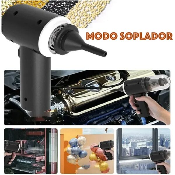 Aspiradora Portátil Inalámbrica Multifuncional para Auto, Oficina y Hogar - Image 5