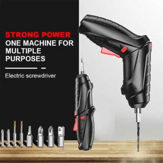 Destornillador Eléctrico Inalámbrico 3.6V - Mini Taladro Recargable 1300mAh con Luz LED
