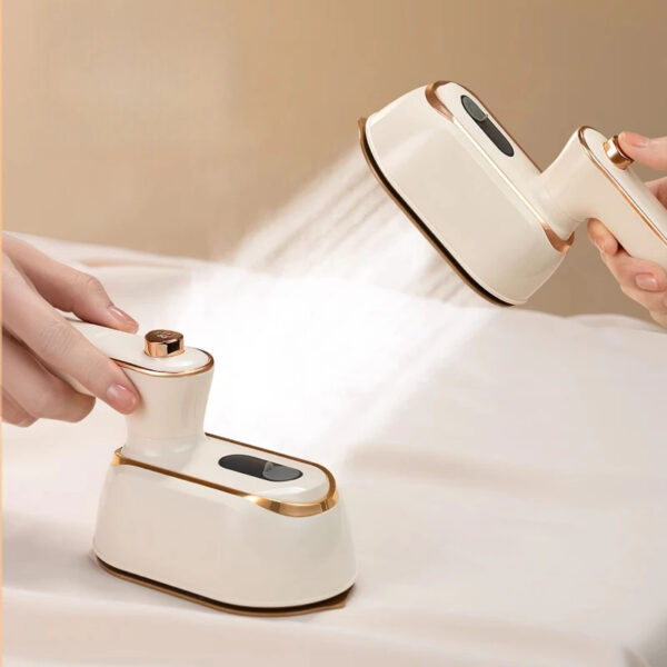Mini Plancha Vaporizadora Portátil y Plegable 50ML, Plancha Eléctrica 38W, Planchado en Seco y Húmedo para Ropa - Image 13
