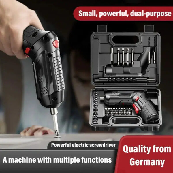 Destornillador Eléctrico Inalámbrico 3.6V - Mini Taladro Recargable 1300mAh con Luz LED - Image 13