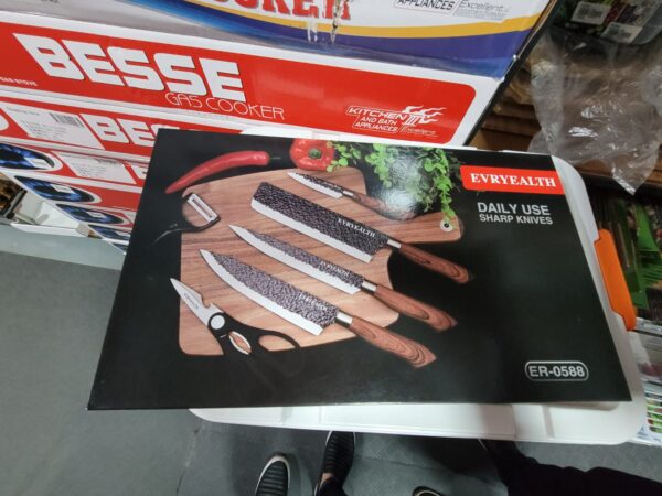 Juego de Cuchillos de Cocina – 7 Piezas + Regalos 🔪✨ - Image 10
