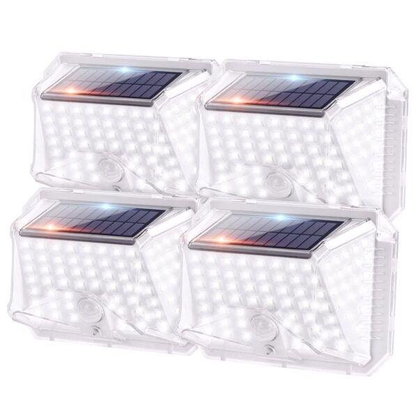 Lámpara Solar LED de Pared Aigostar "Solar Sensor Wall Light": Iluminación Exterior Eficiente y Segura (Paquete de 2) - Image 4