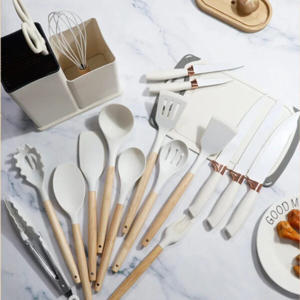 Juego de Utensilios de Cocina de 19 Piezas – Completo y Funcional