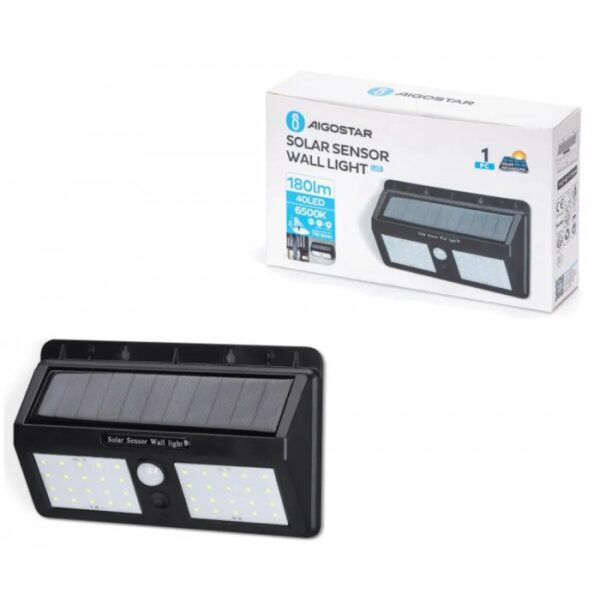 Lámpara Solar LED de Pared Aigostar: Iluminación Exterior Potente, Segura y Eficiente - Image 6