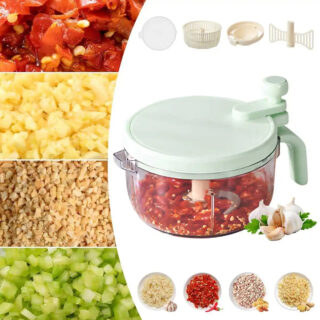 🥗 Centrifugadora, batidora mezcladora y Picadora de Verduras Manual – 1500 ml