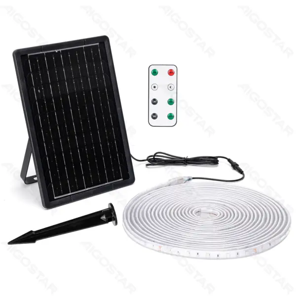 Tira LED Solar para Piscina Aigostar – Iluminación Decorativa y Funcional para Exteriores