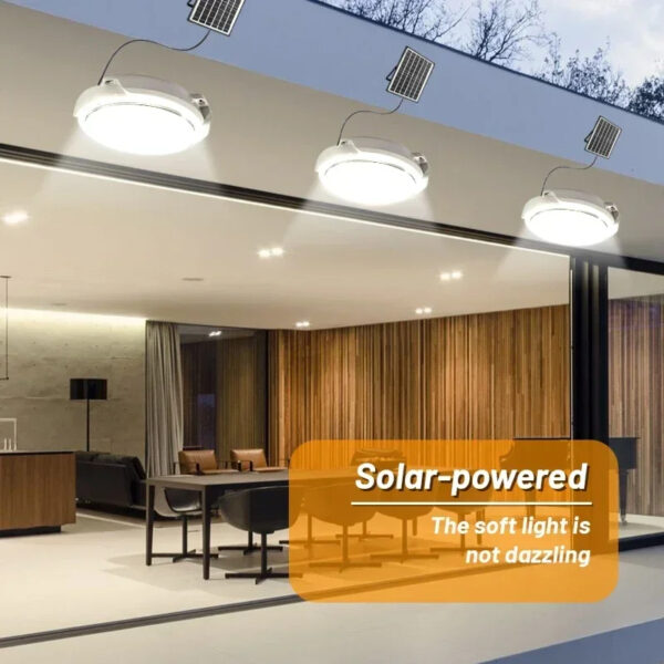 Lámpara de Techo Solar LED 50W – Resistente a la Humedad, Eficiente y Versátil para Exteriores - Image 10